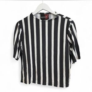 Killstar Monochrome Striped Tee